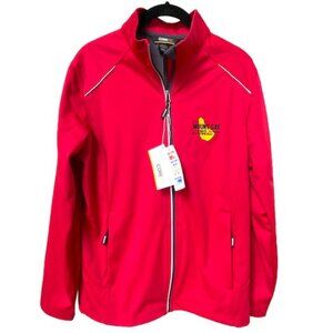 NWT Mount Gay Est. 1703 Barbados Rum Core365 Women's Zip Jacket Red Sz M #01